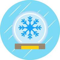 Schnee Globus Vektor Symbol Design