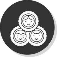 Eskimo Familie Vektor Symbol Design
