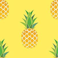 Ananas nahtlose Hintergrundmuster. Vektor-Illustration. eps10 vektor