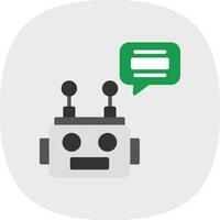 chatbot vektor ikon design