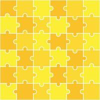 Gelb Puzzle Muster. Puzzle Linie Muster. Puzzle nahtlos Muster. dekorativ Elemente, Kleidung, Papier Verpackung, Badezimmer Fliesen, Mauer Fliesen, Hintergrund, Hintergrund. vektor