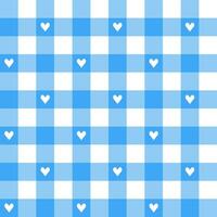 Blau Plaid Muster Hintergrund. Plaid Muster Hintergrund. Plaid Hintergrund. nahtlos Muster. zum Hintergrund, Dekoration, Geschenk Verpackung, Gingham Tischdecke, Decke, Schottenstoff, Mode Stoff drucken. vektor