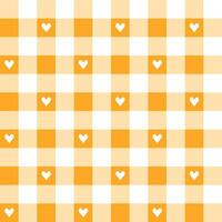 Orange Plaid Muster Hintergrund. Plaid Muster Hintergrund. Plaid Hintergrund. nahtlos Muster. zum Hintergrund, Dekoration, Geschenk Verpackung, Gingham Tischdecke, Decke, Schottenstoff, Mode Stoff drucken. vektor