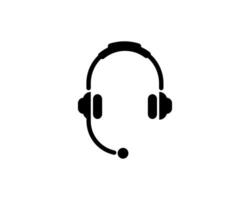 Headset Symbol Vektor Illustration Logo Vorlage zum viele Zweck. isoliert auf Weiß Hintergrund