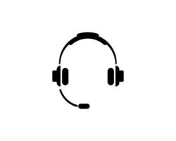 Headset Symbol Vektor Illustration Logo Vorlage zum viele Zweck. isoliert auf Weiß Hintergrund