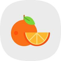 orangefarbenes Vektor-Icon-Design vektor