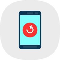 Handy, Mobiltelefon Aktualisierung Vektor Symbol Design