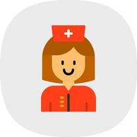 sjuksköterskor vektor ikon design