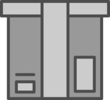 Lieferung Box Vektor Icon Design