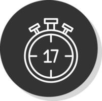 Countdown-Vektor-Icon-Design vektor