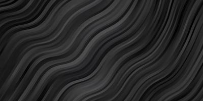 mörkgrå vektorbakgrund med cirkelbåge. färgglad illustration i abstrakt stil med böjda linjer. mall för mobiltelefoner. vektor