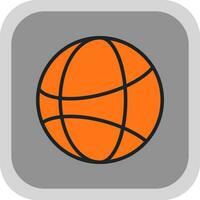 Basketball-Vektor-Icon-Design vektor