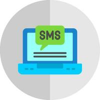 SMS-Vektor-Icon-Design vektor