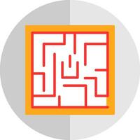 Labyrinth Vektor Symbol Design