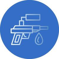 Wasserpistolen-Vektor-Icon-Design vektor