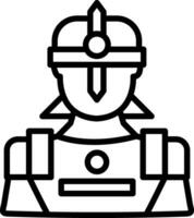 Krieger Vektor Symbol Design