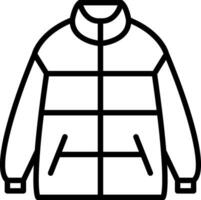 Winter Jacke Vektor Symbol Design