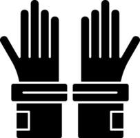 Handschuhe-Vektor-Icon-Design vektor