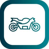 Motorrad-Vektor-Icon-Design vektor