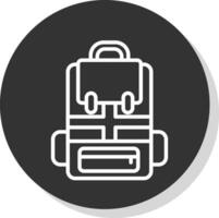 Rucksack-Vektor-Icon-Design vektor