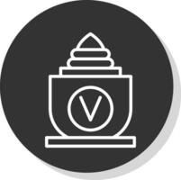 Vase-Vektor-Icon-Design vektor