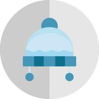 vinter- hatt vektor ikon design