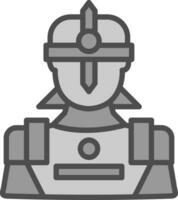 Krieger Vektor Symbol Design