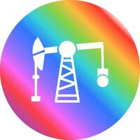 Pumpjack-Vektorsymbol vektor