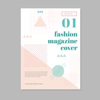 Stylisches Cover für die Modezeitschrift vektor