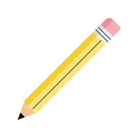 Bleistift Schulmaterial vektor