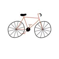 cykel sport fordon isolerade ikon vektor