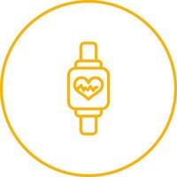 Fitness-Tracker-Vektorsymbol vektor