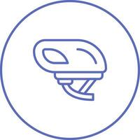 Clever Fahrrad Helm Vektor Symbol