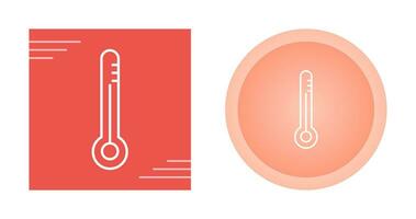 Vektorsymbol für die Temperaturprüfung vektor