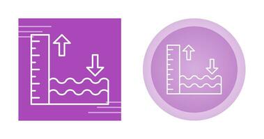 hög tidvatten vektor ikon
