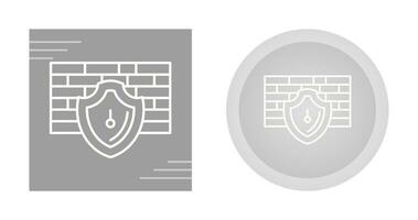 Firewall-Vektor-Symbol vektor