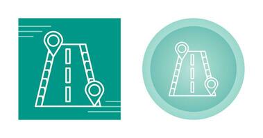 Roadmap-Vektorsymbol vektor