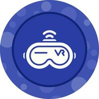 virtuell verklighet headsetet vektor ikon