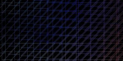 dunkelblaues, rotes Vektorlayout mit Linien. geometrische abstrakte Darstellung mit verschwommenen Linien. Muster für Websites, Landingpages. vektor