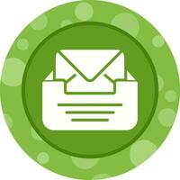 Posteingang mit Briefumschlag Vektor Symbol