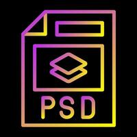 psd Datei Vektor Symbol