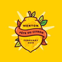 Frankrike Citron Festival Vector