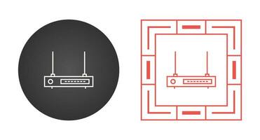 WLAN-Router-Vektorsymbol vektor