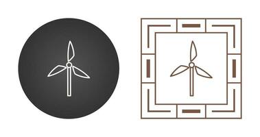 Symbol für Windmühlenvektor vektor