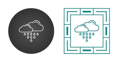 Vektorsymbol für sauren Regen vektor