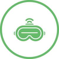 erweitert Wirklichkeit Headset Vektor Symbol