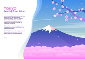 Se Fuji From Tokyo Vector