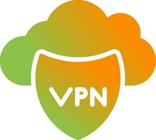 virtuell privat nätverk vektor ikon