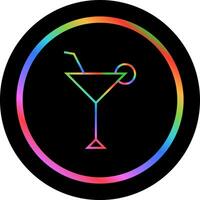 Cocktailglas-Vektorsymbol vektor