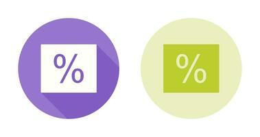 procentsats vektor ikon